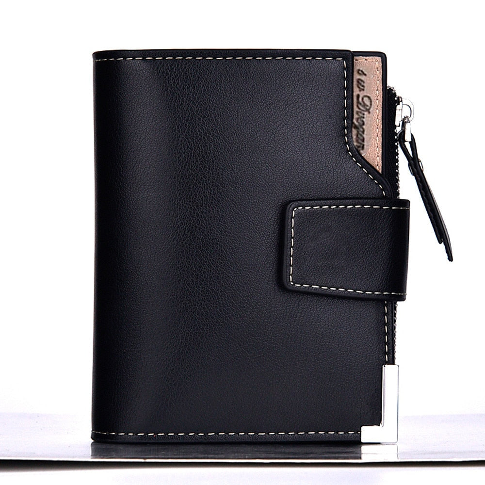 Leather Multi-Card Compact Wallet