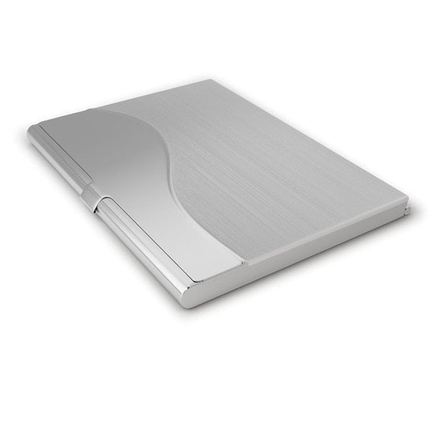Modern Stainless Steel Cardholder Wallet