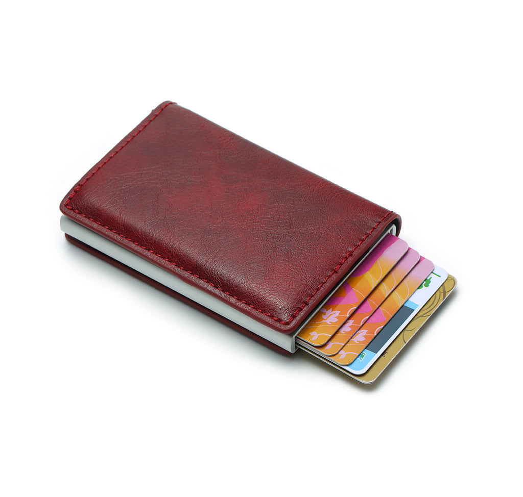 Men's Vintage Leather RFID Blocking Wallet