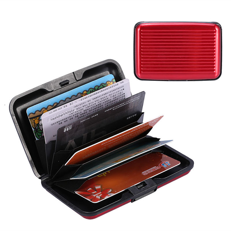 Aluminum Metal Wallet Anti RFID 7 Colors