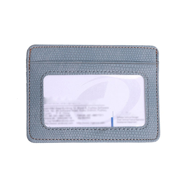 Unisex Leather Embossed Card Holder